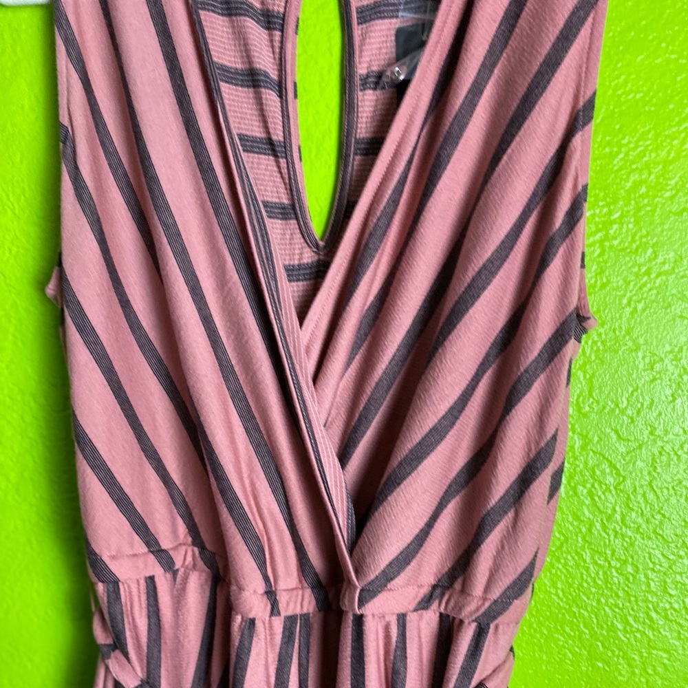 NWT PINK KNIT BELTED JUMPSUIT BY TORRID IN SIZE 3XL 22-24Women - Picture 4 of 12